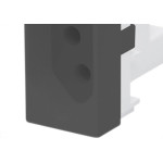 Modulo Fame Habitat Black 4036 1Tomada 20A