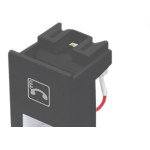 Modulo Fame Habitat Black 4039 Rj11 4V