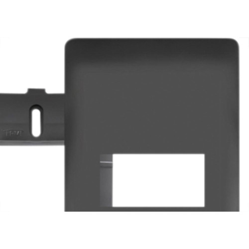 Espelho Placa Fame Habitat Black 4071 4X2 1 Mod