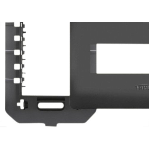 Espelho Placa Fame Habitat Black 4073 4X2 2 Mod