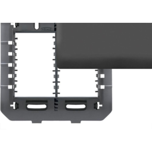 Espelho Placa Fame Habitat Black 4077 4X4 Cega