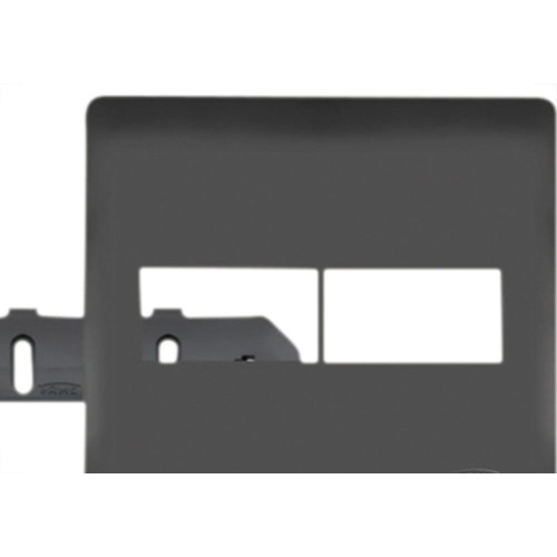 Espelho Placa Fame Habitat Black 4078 4X4 2 Mod