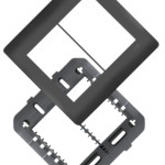 Espelho Placa Fame Habitat Black 4080 4X4 6Mod