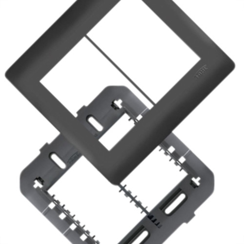 Espelho Placa Fame Habitat Black 4080 4X4 6Mod