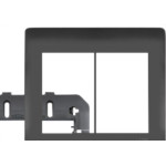 Espelho Placa Fame Habitat Black 4080 4X4 6Mod
