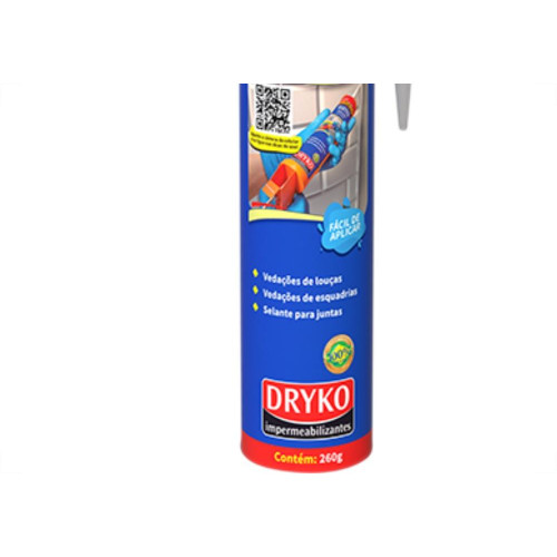 Cola Silicone 260G Dryko Branco