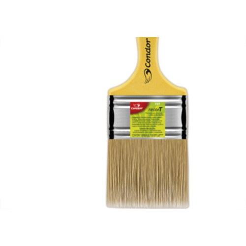 Trincha Condor 727 Recort 2.1/2 Amarelo - Kit C/12 Unidades