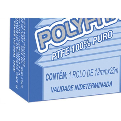 Veda Rosca Polyfita 1/2X25 - Kit C/30 Unidades