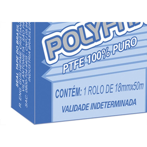 Veda Rosca Polyfita 3/4X50 - Kit C/30 Unidades