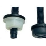 Acessorio P/Caixa Polyutil Conj Fix Parafuso Preto