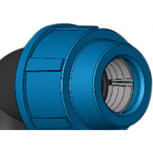 Cotovelo Polierg Pp 20X3/4 Re Preto