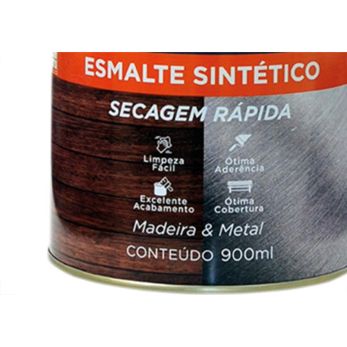 Tinta Esmalte. 1/4 (900ml) Sintetico Nova Platina