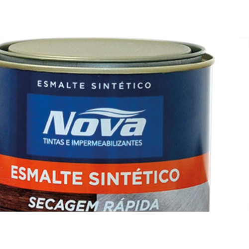 Tinta Esmalte. 1/4 (900ml) Sintetico Nova Platina