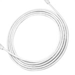 Fio Cabo Rede Patch Cord Branco Rj45 20Mt
