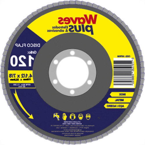 Disco Flap Waves 4.1/2 X120 Zirconia