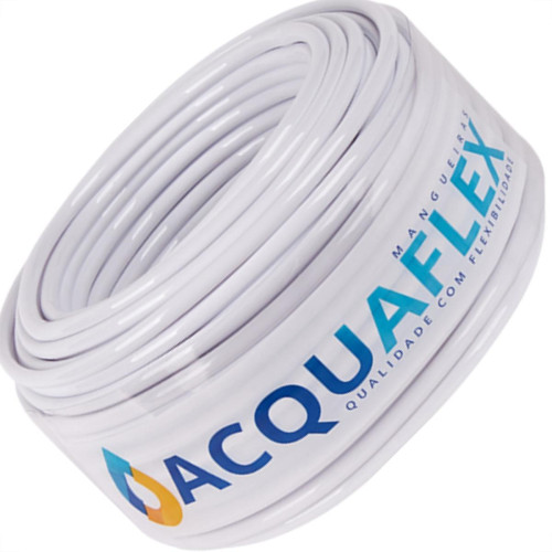 Mangueira Chuveiro Acquaflex Branco 50Mt