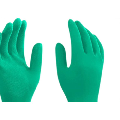 Luva Imbat Latex Forrada Verde 09-G - Kit C/12 Unidades