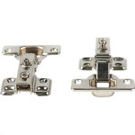 Dobradica C/Amortecedor Fixo 35Mm Reta - Kit C/25 Unidades