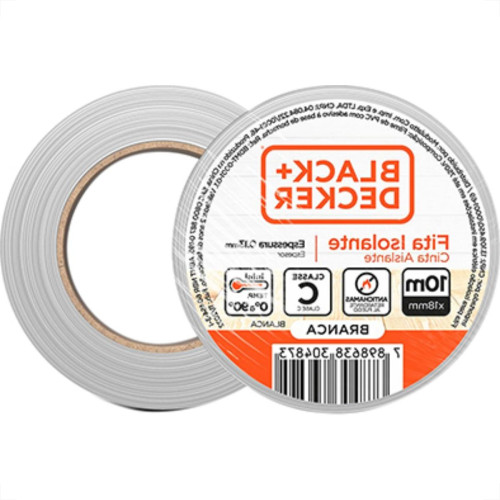 Fita Isol B_D 18X10 Branca - Kit C/10 Unidades