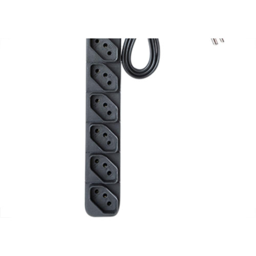 Filtro Linha Fiolux 8 Tomada  Bivolt Preto