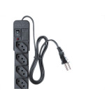 Filtro Linha Fiolux 8 Tomada  Bivolt Preto