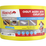 Brasilit Fita Adesiva Alum 10Cmx10Mt