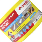 Brasilit Fita Adesiva Alum 10Cmx10Mt