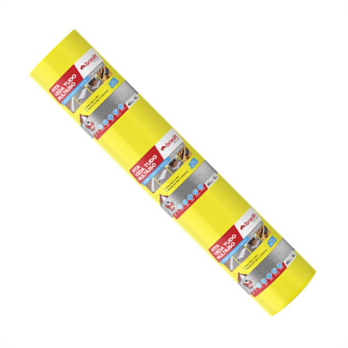 Brasilit Fita Adesiva Alum 90Cmx10Mt