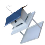 Comedouro Tratador C/Fruteira P/Passaros