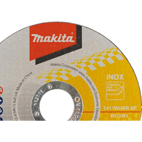 Disco Sped/Inox Makita 4.1/2X7/8X1.0 524 - Kit C/10 Unidades