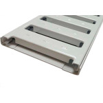 Grelha Aco Galvonizado Compl.10 X100 Branco C.Forte