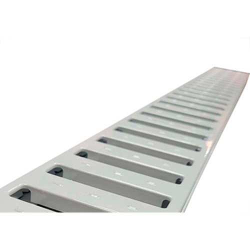 Grelha Aco Galvonizado Compl.10 X100 Branco C.Forte