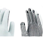 Luva Tricotada Helanca Pigment Branco Imbat - Kit C/12 Unidades