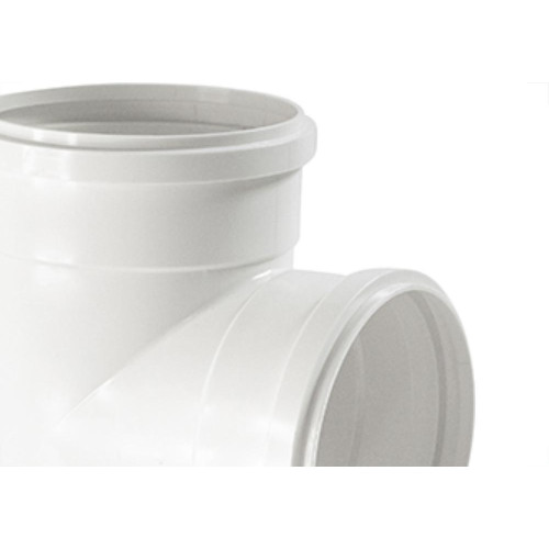 Tee Esgoto Shiva 100 X100 Branco - Kit C/5 Unidades