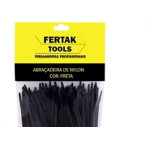 Abracadeira Nylon Fertak 7,6X450 Preto C/50