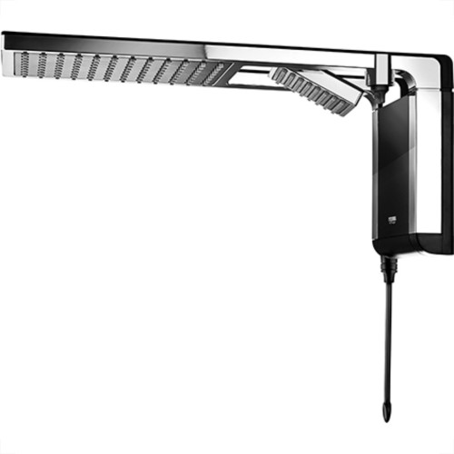 Ducha L_C Acqua Duo Preto/Cromado 220V 7800W