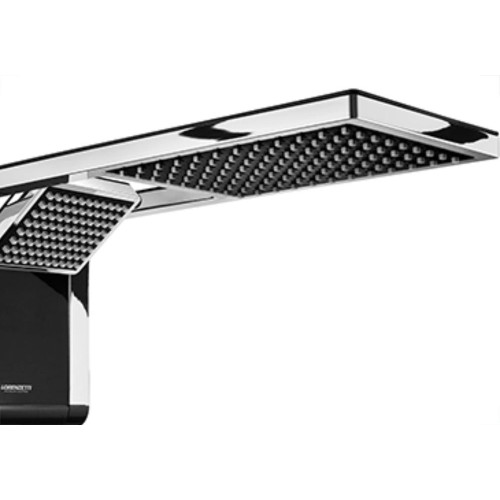 Ducha L_C Acqua Duo Preto/Cromado 220V 7800W