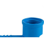Cotovelo Reboucas Interno L/R 3/4 Azul - Kit C/25 Unidades