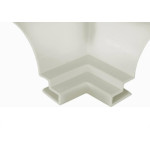 Forro Cantoneira Pvc Int Branco Plastilit - Kit C/20 Unidades