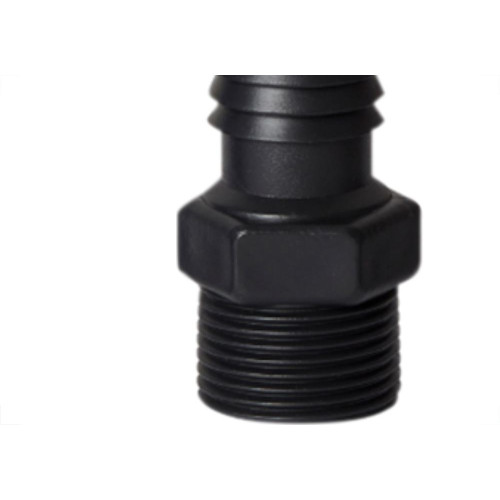 Adaptador Rosca Externa Reboucas 3/4 Preto - Kit C/25 Unidades