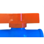 Registro Esfera Reboucas Soldavel Azul 32Mm - Kit C/10 Unidades