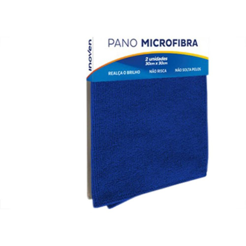 Pano Cozinha/Moveis Microfi 30X30 Azul C/2
