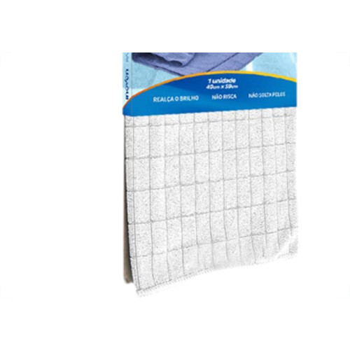 Pano De Chao Microfibra 49X59 Branco