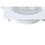 Spot Emb.06W Led 6500K Quadr Blumenau Branco