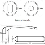 Fechad Papaiz 304 Cromado Alav.Roseta 570 Int