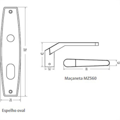 Fechad Papaiz 3410 Cromado Alav.Mz 560 Ext