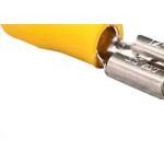 Terminal Pre-Isol Femea 4,0-6,0 Amarelo Penzel - Kit C/100 Unidades