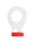 Terminal Pre-Isol Olhal 10 Vermelho F5,3 - Kit C/100 Unidades