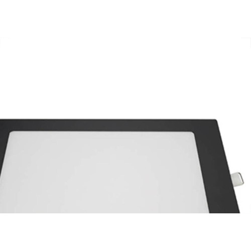 Luminaria Led Embutir Quadrada 18W 6500K 21,8 Blum Preto