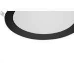 Luminaria Led Embutir Redonda 18W 6500K 22,0 Blum Preto